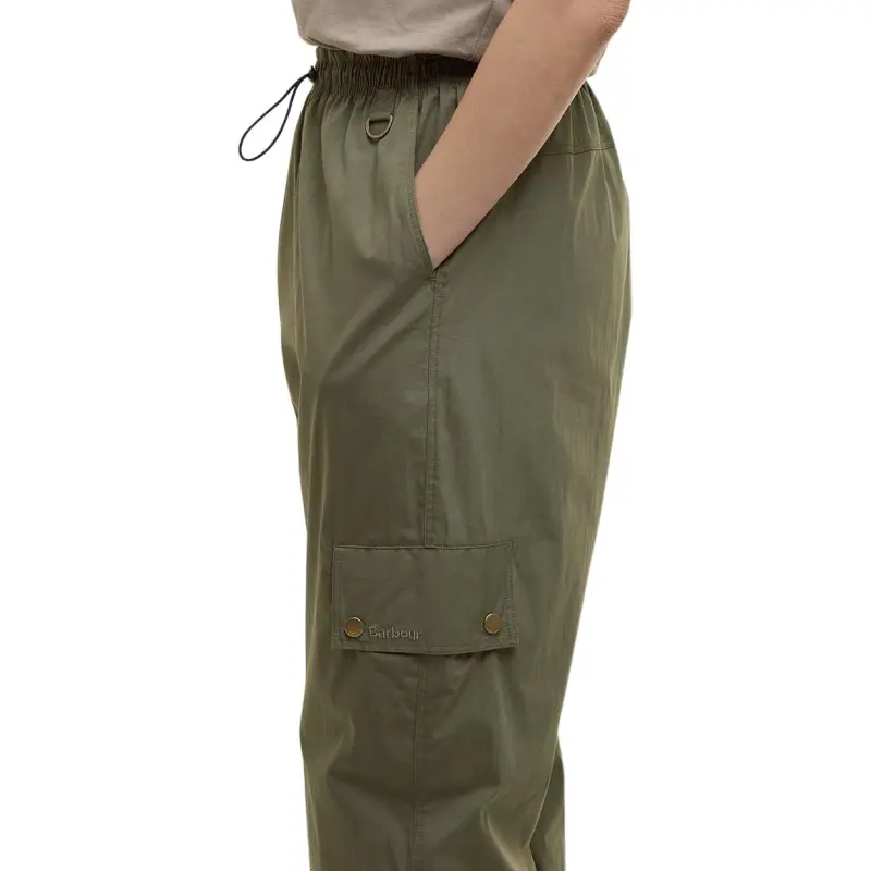 BARBOUR SS25 Cargo Pants Women's Green-2