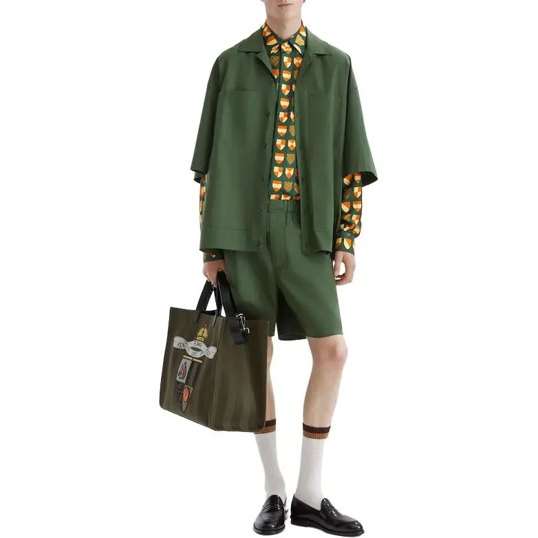 FENDI Short Sleeved Buttoned Shirt-2