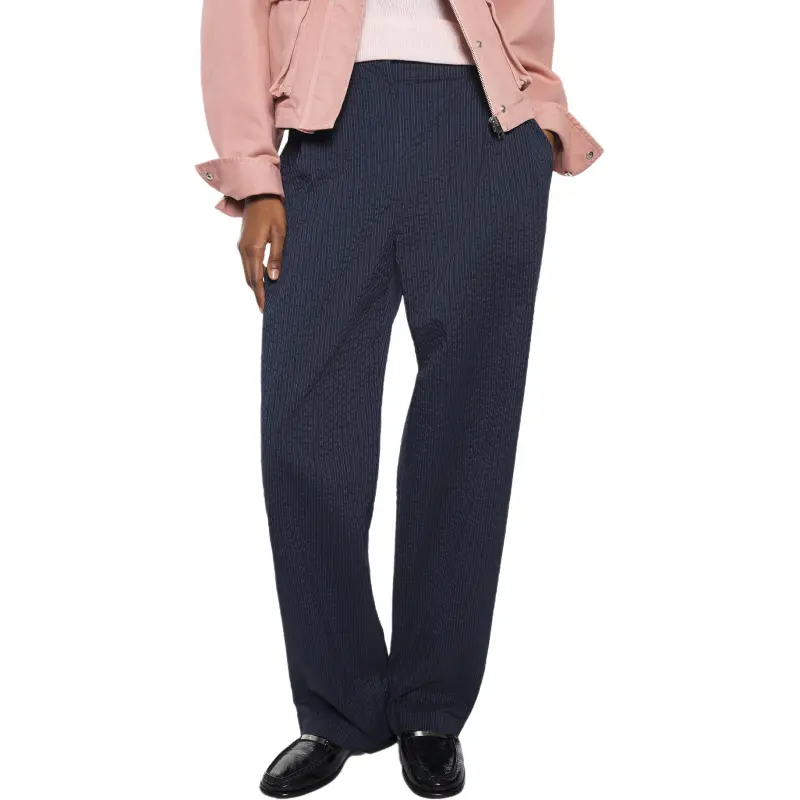Maison Kitsune Striped Trousers-4