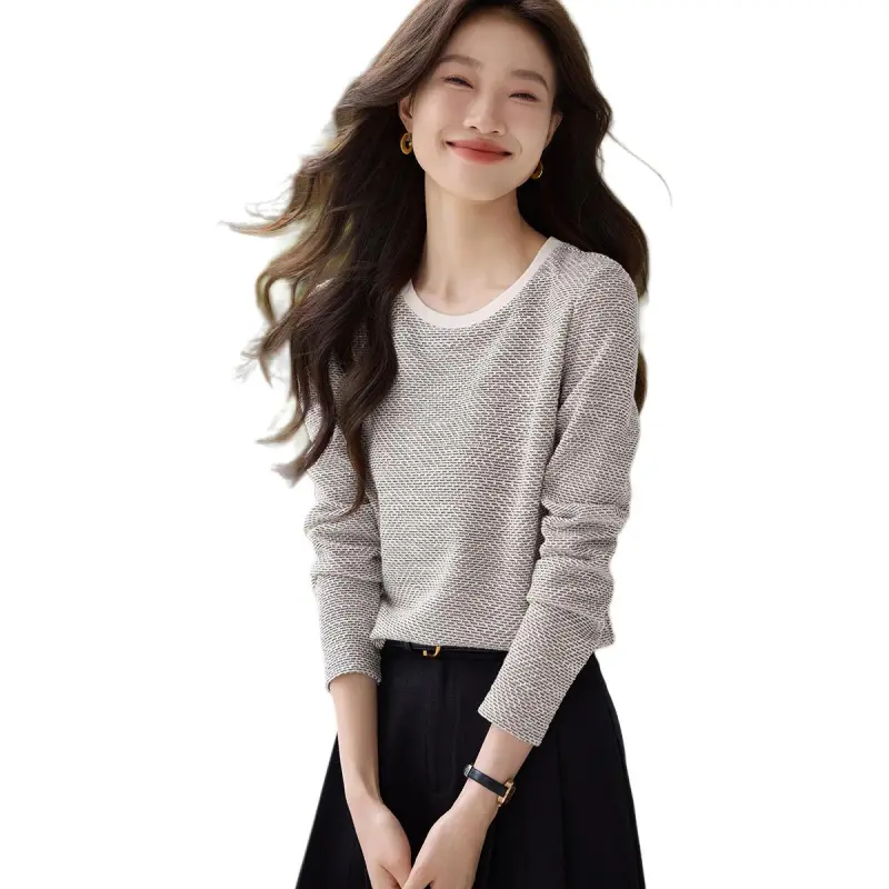 Mo Han Yi Mei Regular T Shirt Women's Heather Gray-2