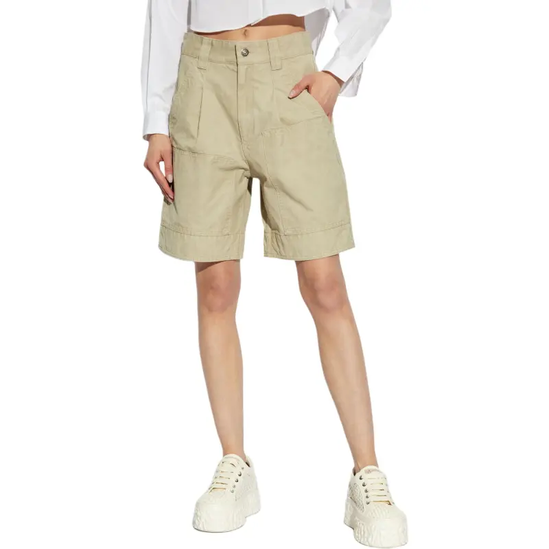 ISABEL MARANT ETOILE Katja Pocket Detailed Shorts-1