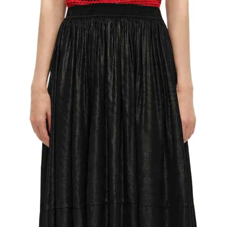 KARL LAGERFELD SS24 Casual Long Skirt Women's Black-3