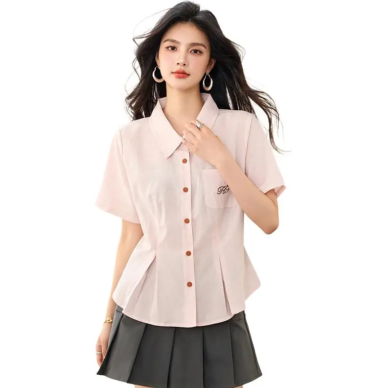 La Chapelle Shirts Women's Pink-2