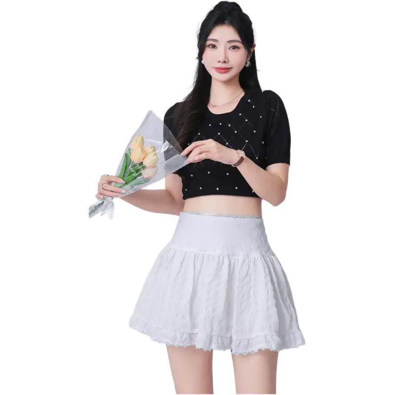 Mu Xiao Xin Casual Short Skirts Women's-4