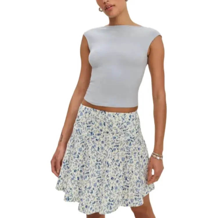REFORMATION Laurie Knit Skirt Casual Short Skirts Women's-2