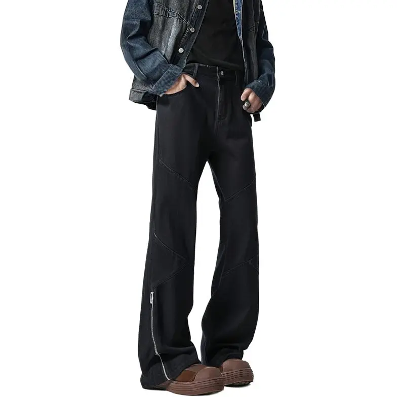 FONDLOOK Jeans Unisex Black-1