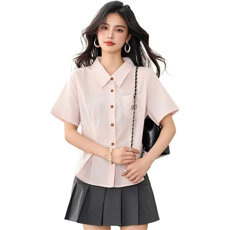 La Chapelle Shirts Women's Pink-0