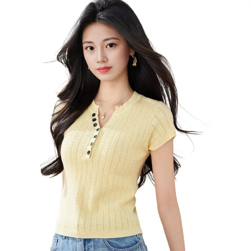 X MOOM Knitwear Women's Yellow-1