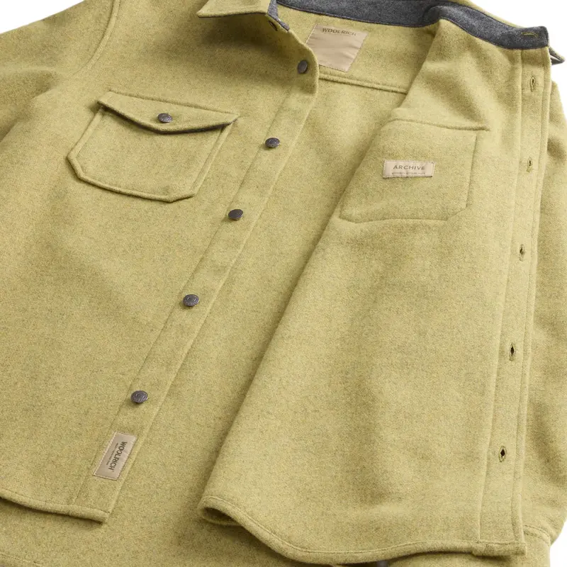 WOOLRICH Alaskan Melton Over Shirt-8