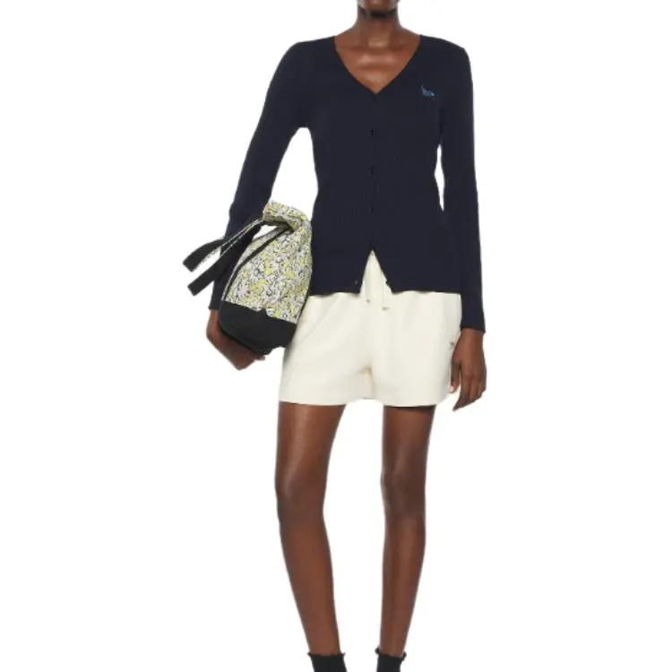 Maison Kitsune Logo patch Cardigan-3