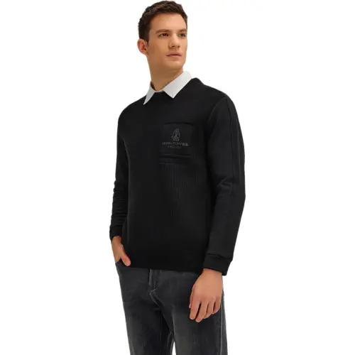 Hush Puppies Sweater Men's Pitch Black