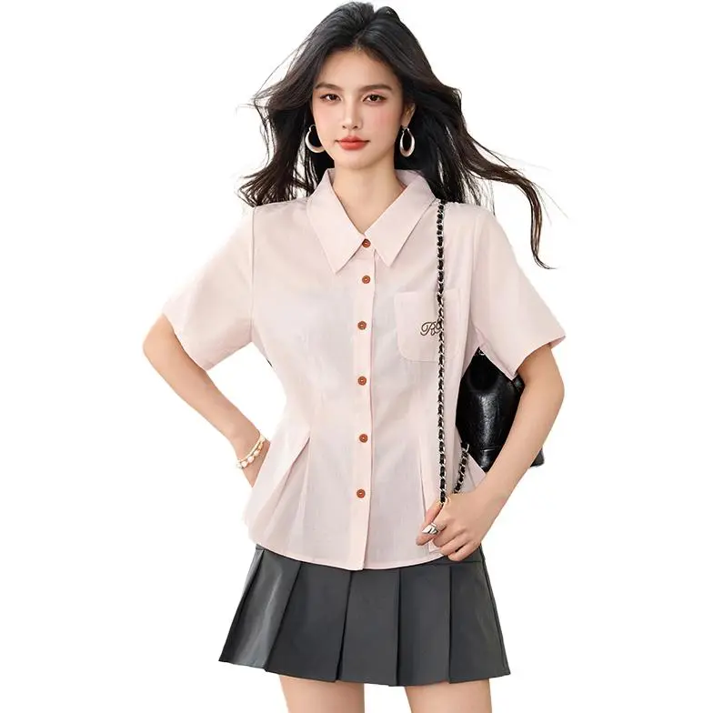 La Chapelle Shirts Women's Pink-1