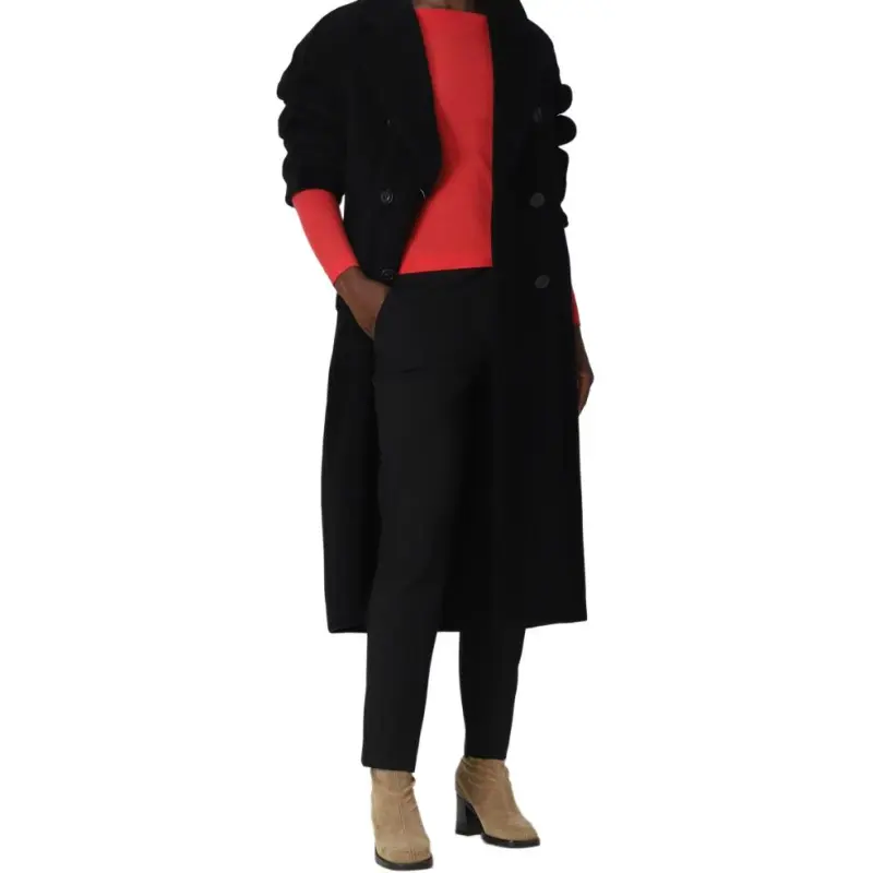MaxMara Slim Cut Straight Leg Trousers-2