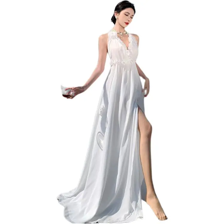 KAISER Slip Dress Women's White-2