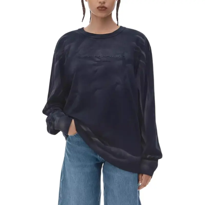 Alexander Wang Crease Detailed Long Sleeve T Shirt-1