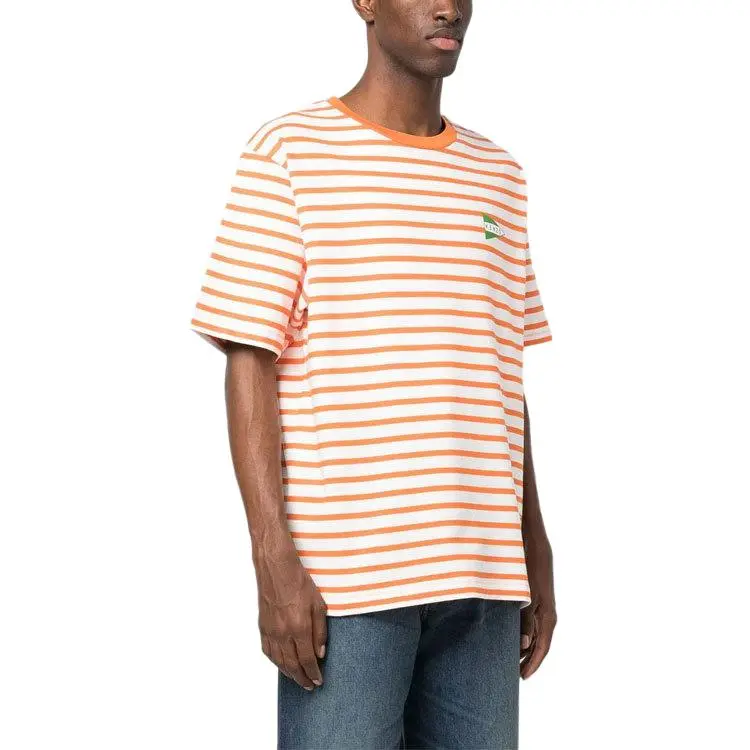 KENZO Striped Logo print T shirt-4