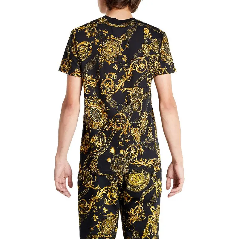 VERSACE JEANS COUTURE T Shirt Men's Black-3