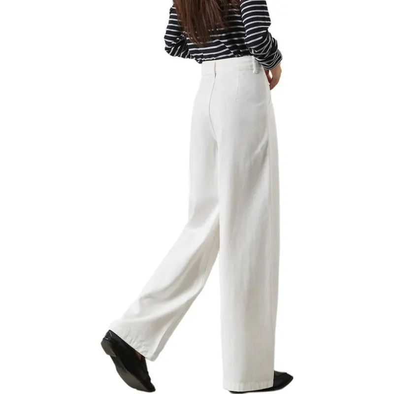 Mo Han Yi Mei Jeans Women's White-1