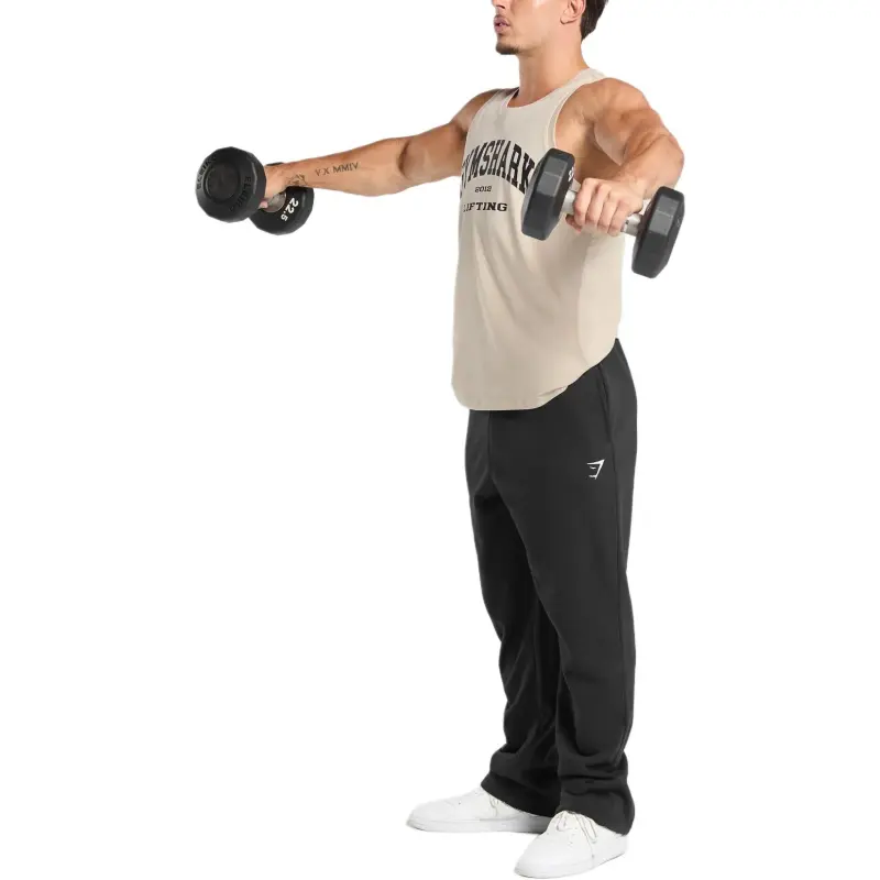 GYMSHARK Tank Top Men's Pebble Gray-4