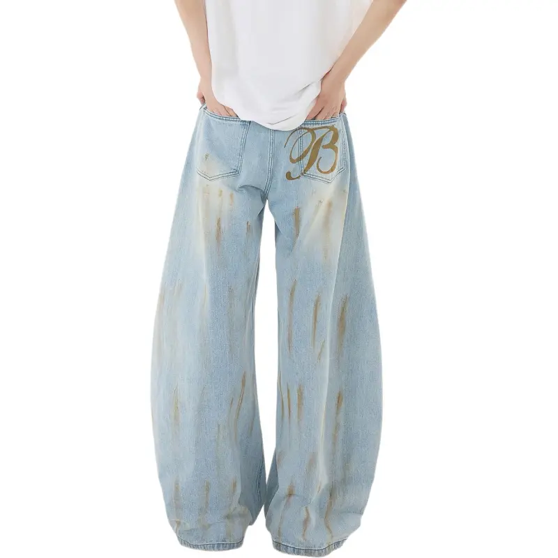 DJ.SPIRIT Jeans Unisex Dirty Blue-1
