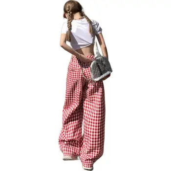 Wen Shan Casual Pants Women's Red