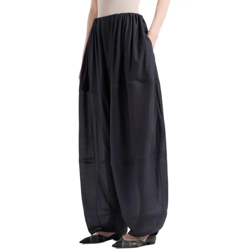 GIORGIO ARMANI Lightweight Viscose Jersey Trousers-3