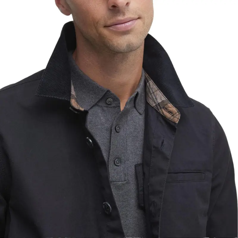 BARBOUR Cole FW24 Shirt Men's Marine Blue-5