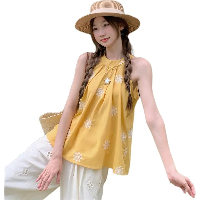 GOSO Tank Tops Women's Yellow-1