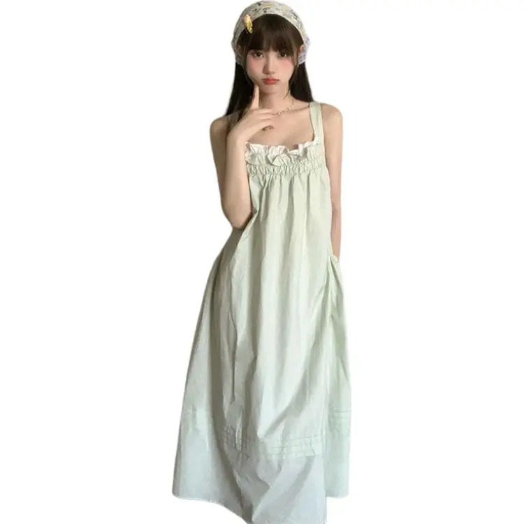 KAISER Sleeveless Dress Women's Green-4
