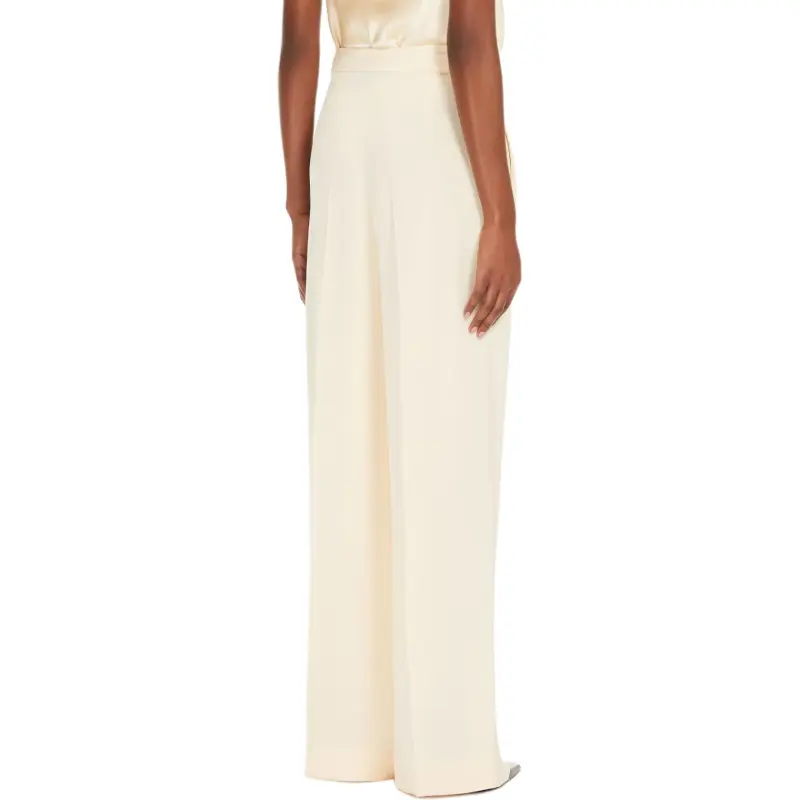 MaxMara Klaus Collection Casual Pants Women's Ivory White-3