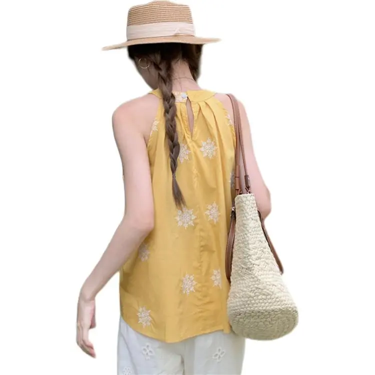 GOSO Tank Tops Women's Yellow-5
