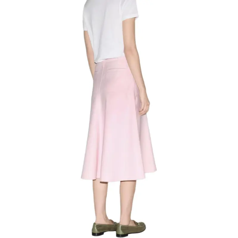 GUCCI SS25 Casual Long Skirt Women's Light Pink-2