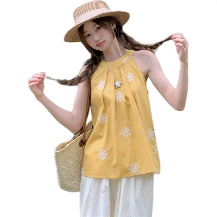 GOSO Tank Tops Women's Yellow-2
