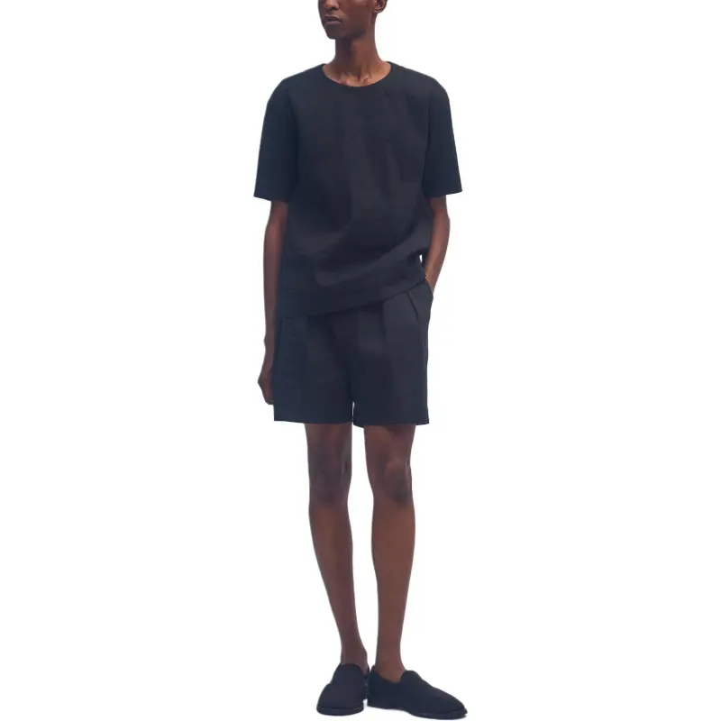 ISSEY MIYAKE Casual Shorts Unisex Black-1