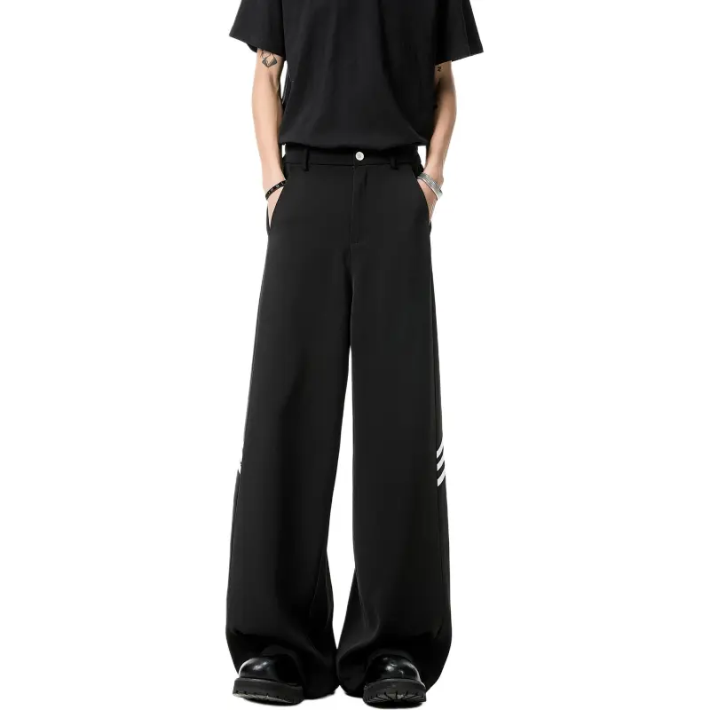 WARNING LIGHT Knitted Sports Pants Unisex-1
