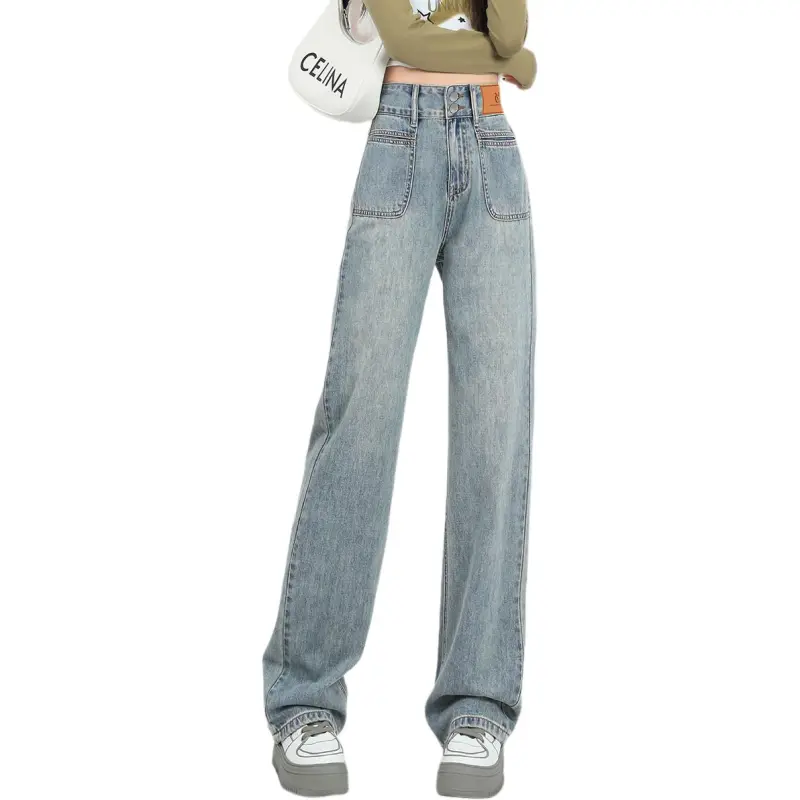 Weixi Jeans Women's Vintage Green-9