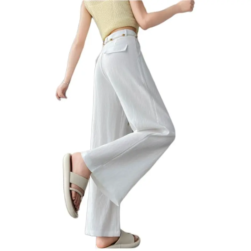Flowers In Water Casual Pants Women's-1