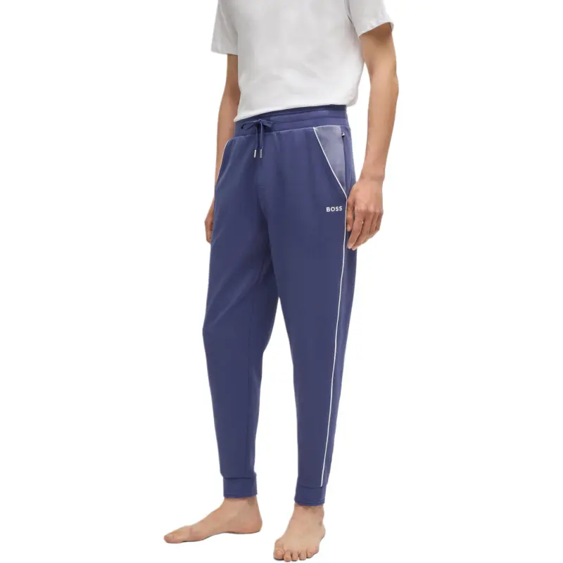 HUGO BOSS Knitted Sweatpants Men's Dark Blue-1