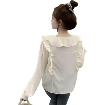 The Temptation Of The Muse Shirt Women's Beige Apricot