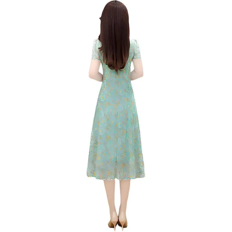 The Temptation Of The Muse Short Sleeved Dress Women's-5