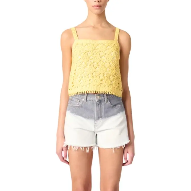 Maje Crochet knit Top-1