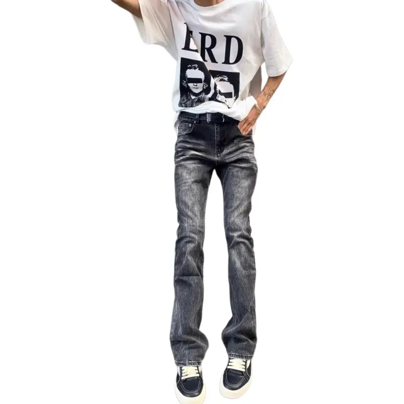 Weles Jeans Unisex Black Gray Color-1