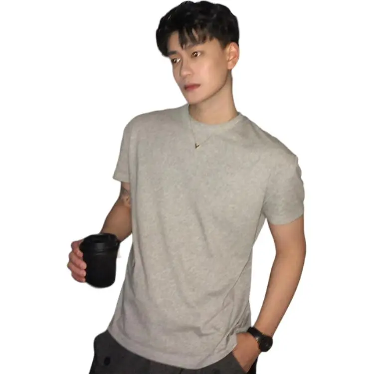 TESTUNG Minimalist Style Basic T Shirt Unisex-6