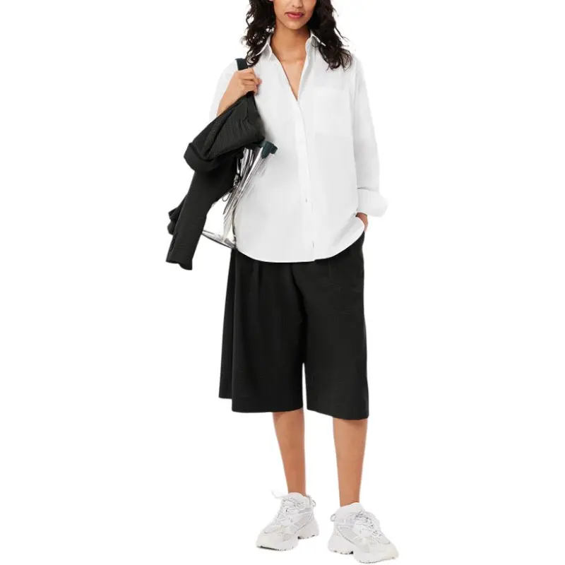 LACOSTE Shirts Women's 001/White-1