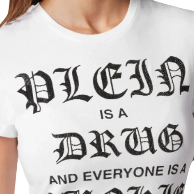 PHILIPP PLEIN Sexy Pure Cotton T shirt-3