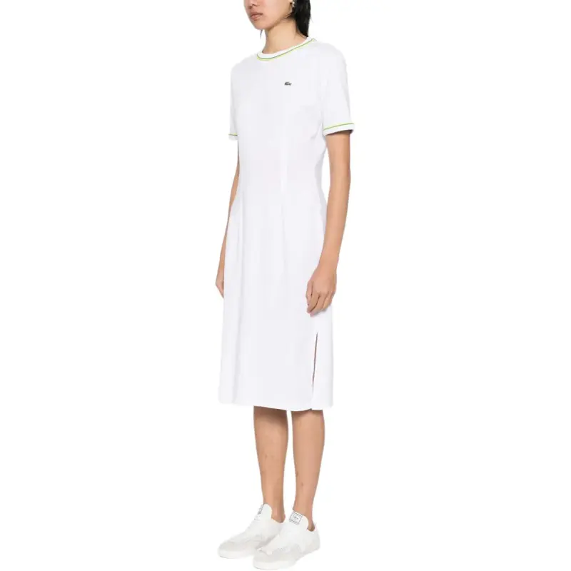 LACOSTE Trimmed Jersey Dress-2