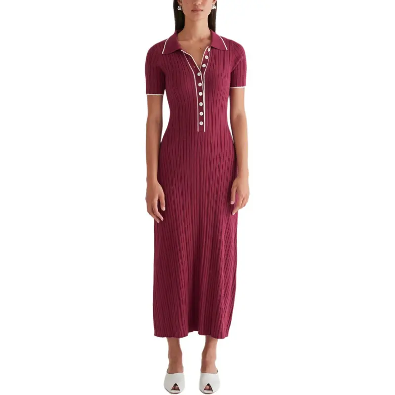 Anna Quan Penelope Knitted Maxi Dress-1