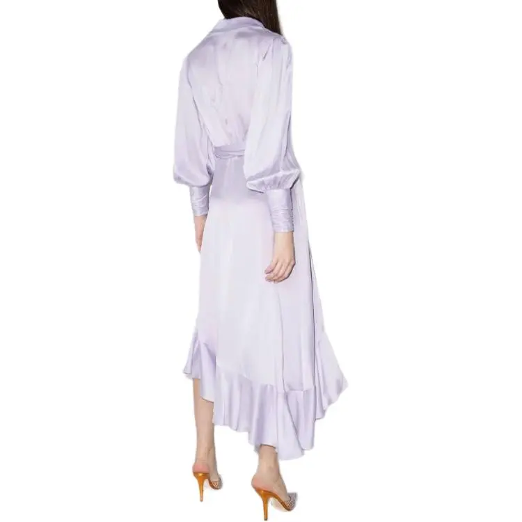 Zimmermann Long Sleeved Dresses Women's Purple-2