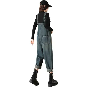 JEANSWEST Overalls Women's Nostalgic Blue
