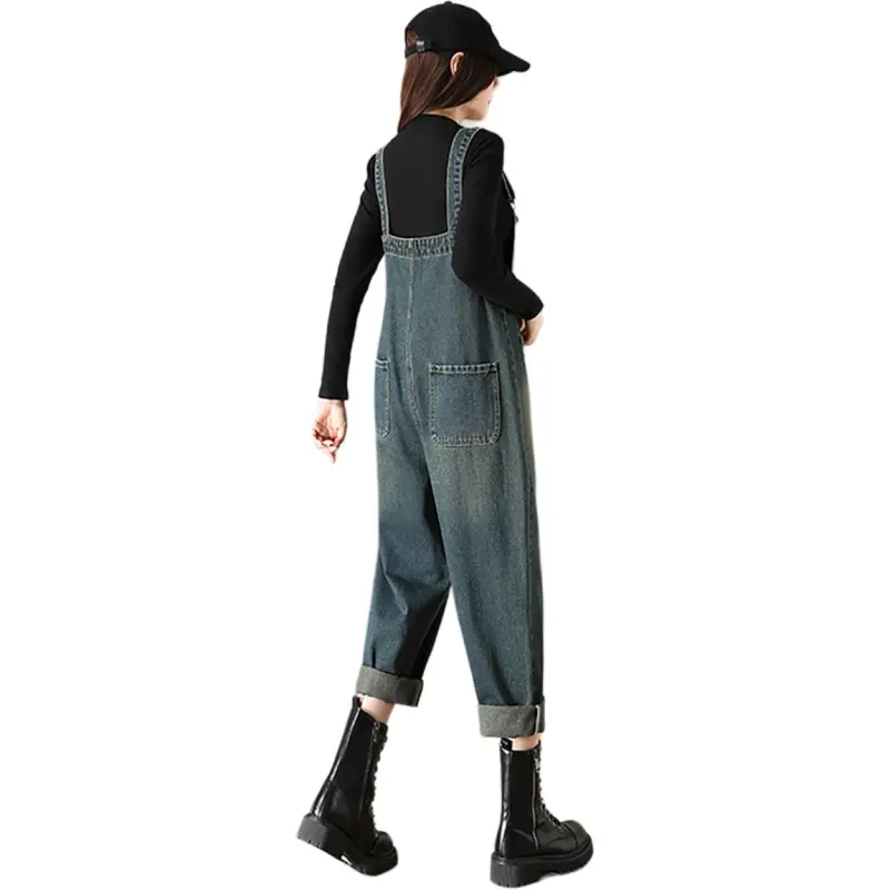 JEANSWEST Overalls Women's Nostalgic Blue-0